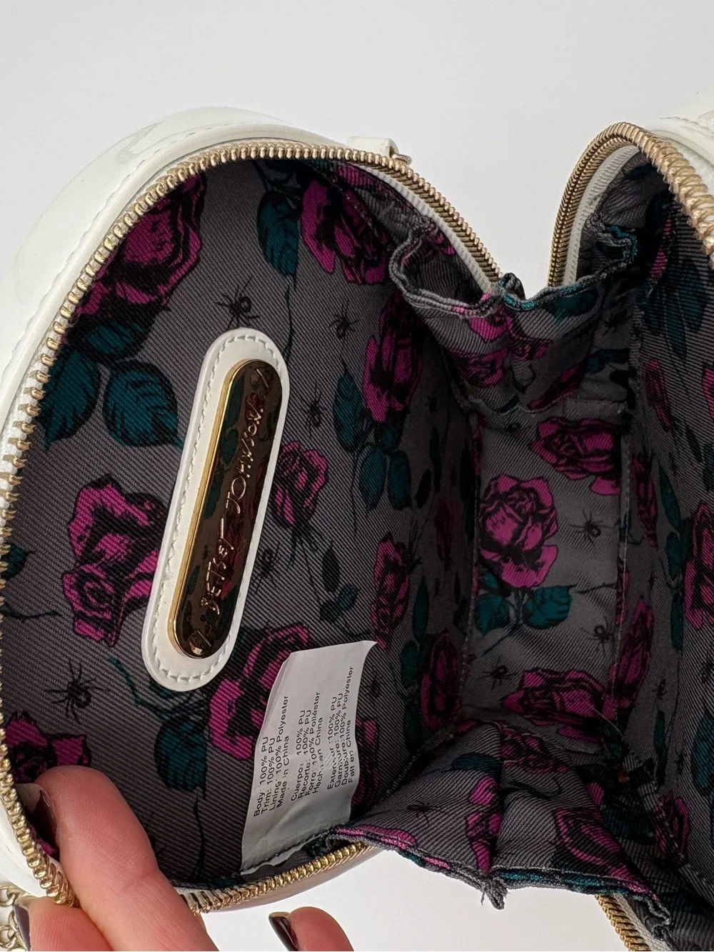 💀🌹 Betsey Johnson “Head Case” Sugar Skull Day of the Dead Crossbody